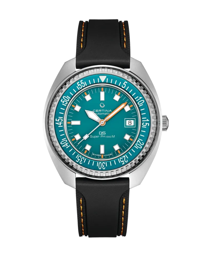 Certina DS Super PH1000M STC Special Edition Herrenuhr C024.907.17.041.10 Türkis