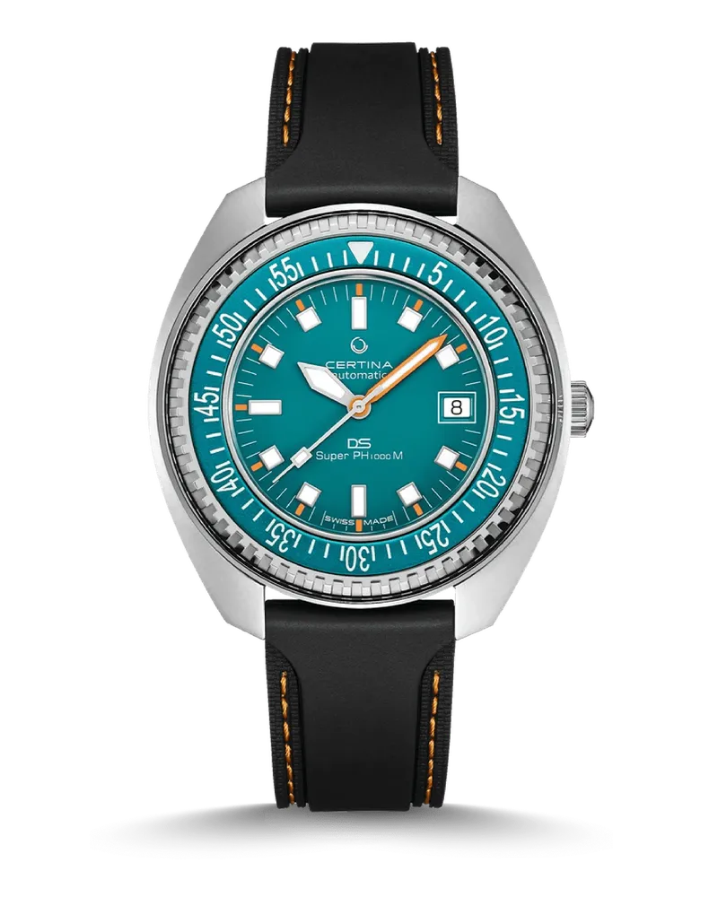Certina DS Super PH1000M STC Special Edition Herrenuhr C024.907.17.041.10 Türkis