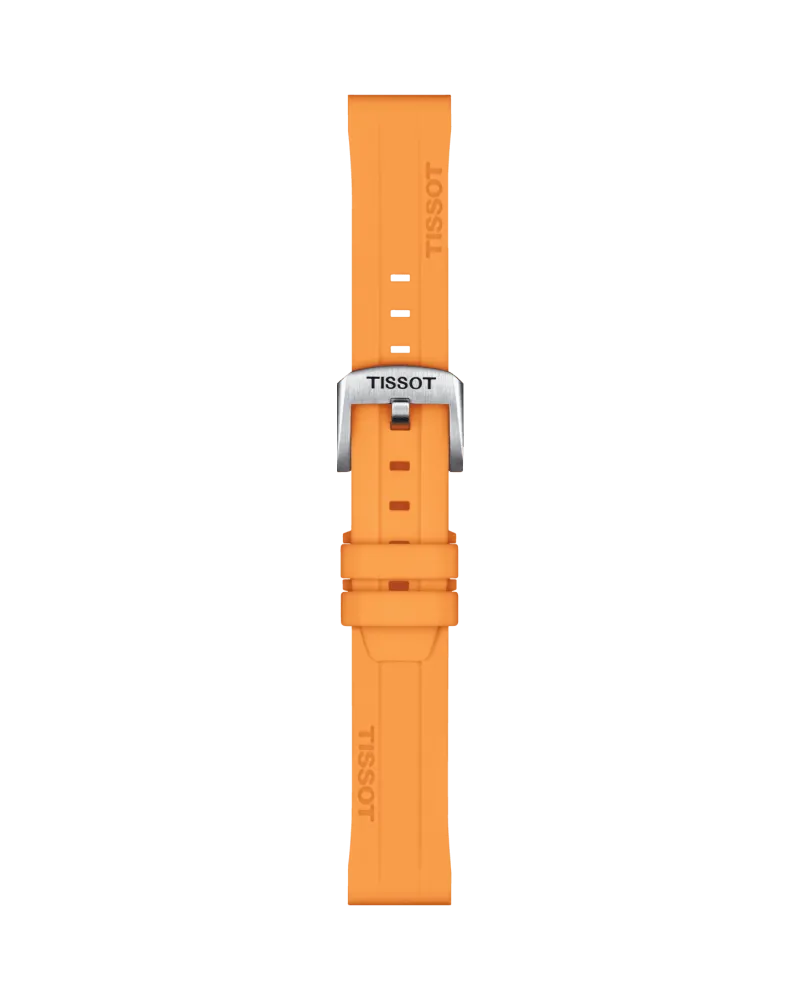 Tissot Ersatzarmband Silikon orange 