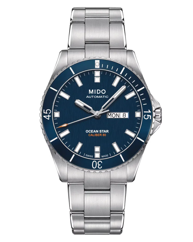 Mido Captain Ocean Star Herrenuhr M0264301104100 Blau