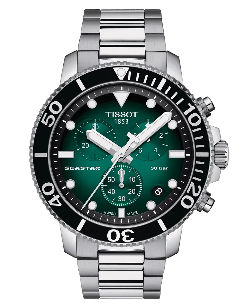 Tissot SEASTAR 1000 Herrenuhr T120.417.11.091.01 Grün