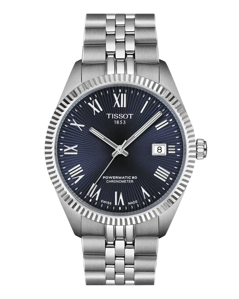 Tissot Ballade Powermatic 80 COSC 39mm Blau Herrenuhr T156.408.11.043.00 Blau