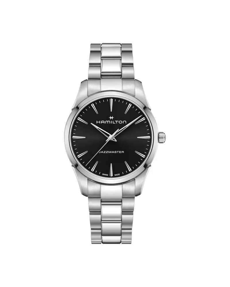 HAMILTON Jazzmaster Quartz Schwarz Herrenuhr H32461131 Schwarz