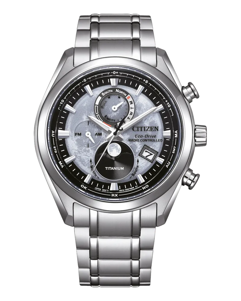 Citizen Radio Controlled Herrenuhr BY1010-81H Grau