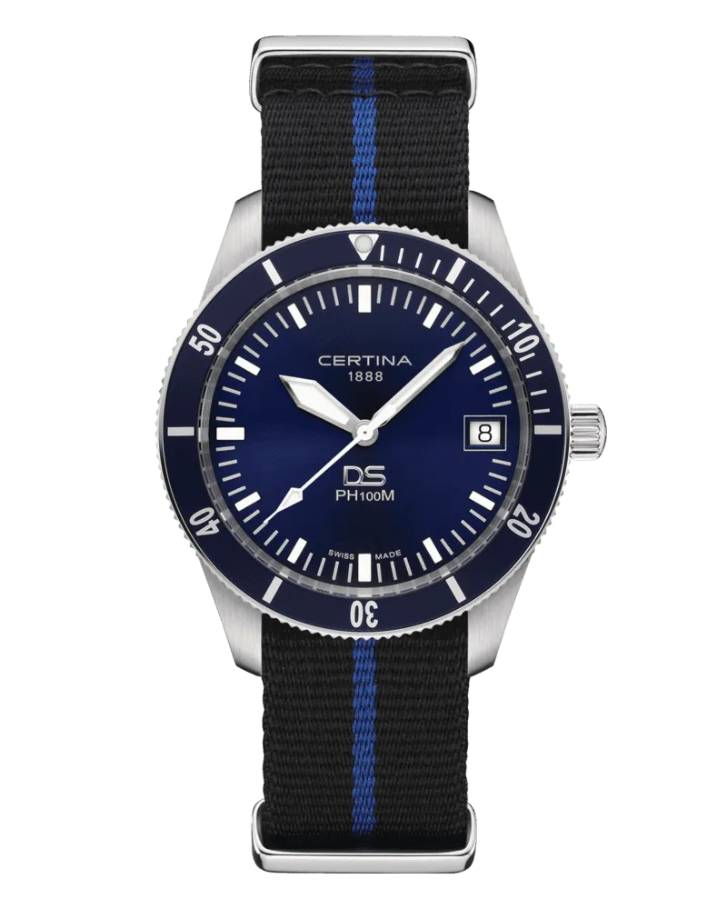 Certina DS PH100M Quarz Herrenuhr C044.410.18.040.00 Blau