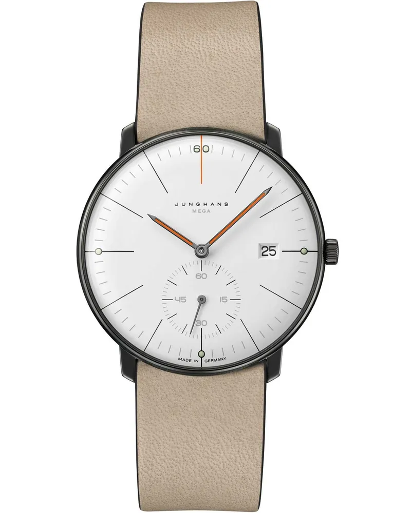 Junghans Herrenuhr Funkuhr Max Bill Edition 058/4100.02 Weiß