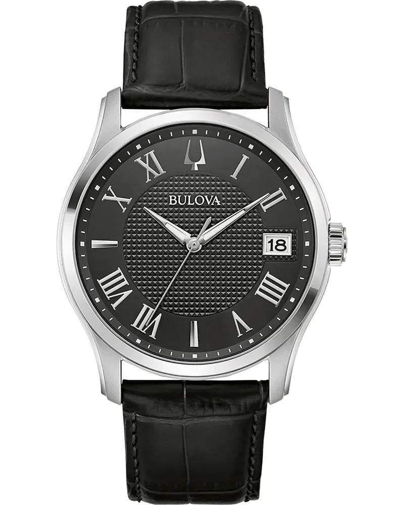 BULOVA Wilton Herrenuhr 96B390 Schwarz