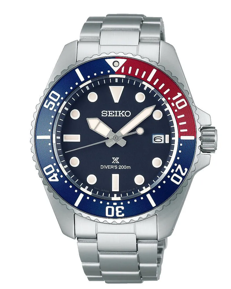 Seiko Prospex Solar Divers Herrenuhr SNE595P1 Blau