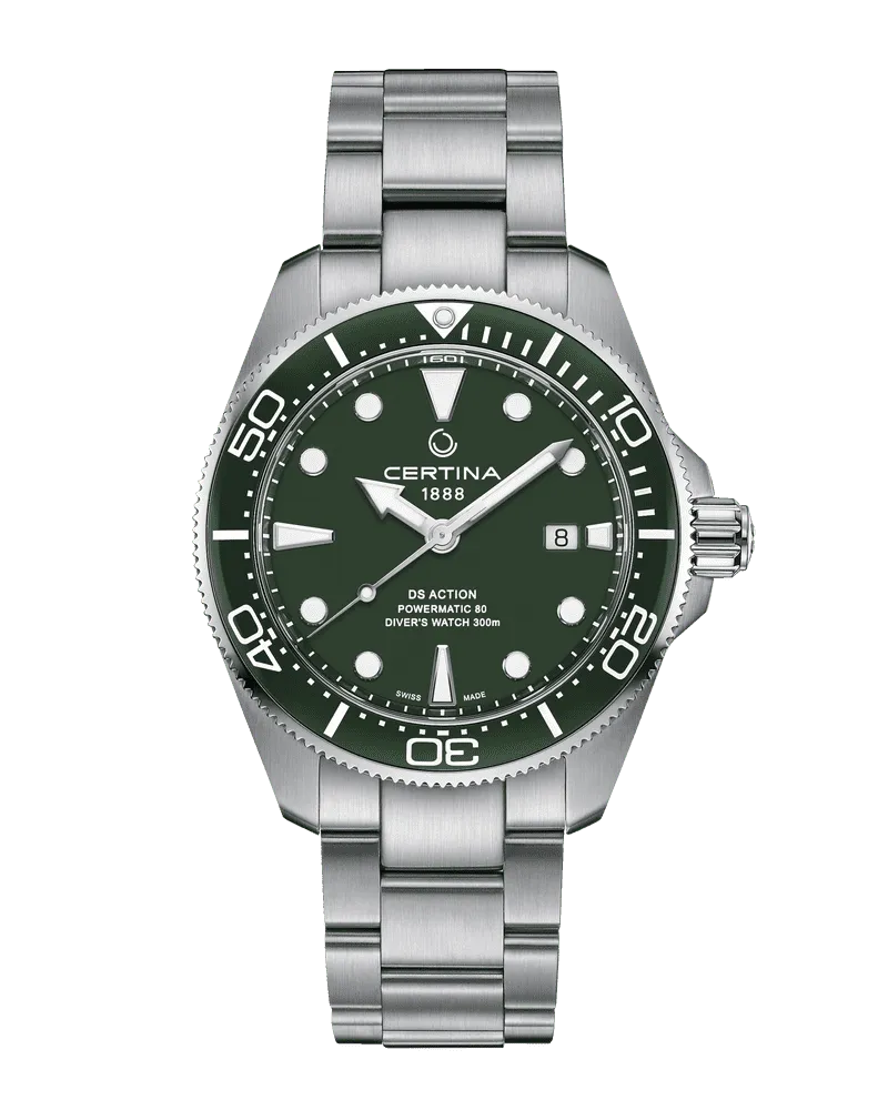 Certina DS Action Diver 43mm Herrenuhr C032.607.11.091.00 Grün
