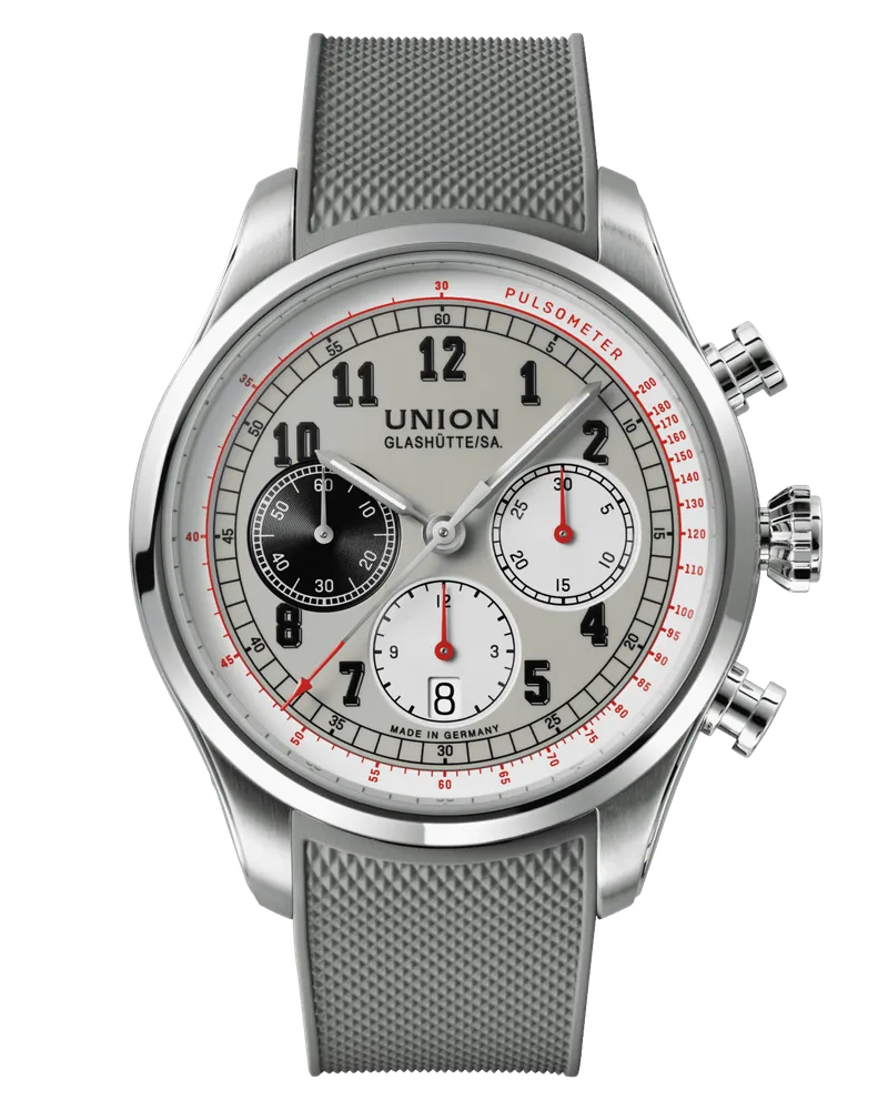 Union Glashütte Belisar Chronograph Herrenuhr D009.427.17.082.00 Grau
