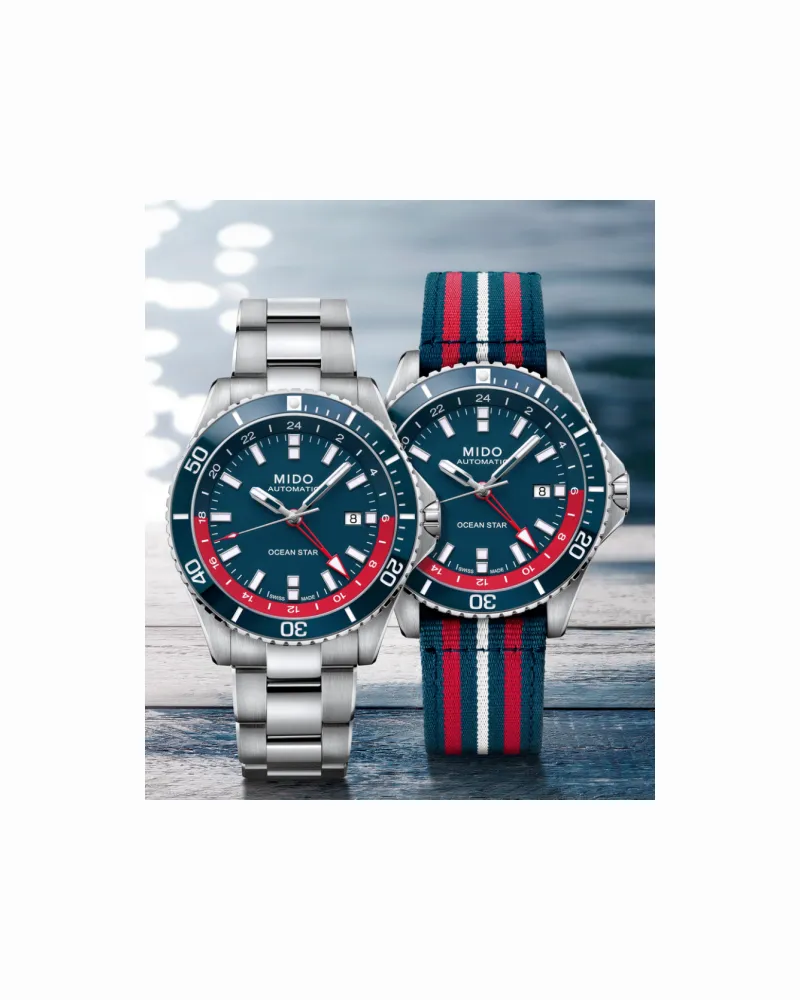 Mido Ocean Star  GMT M026.629.11.041.00 Herrenuhr Blau