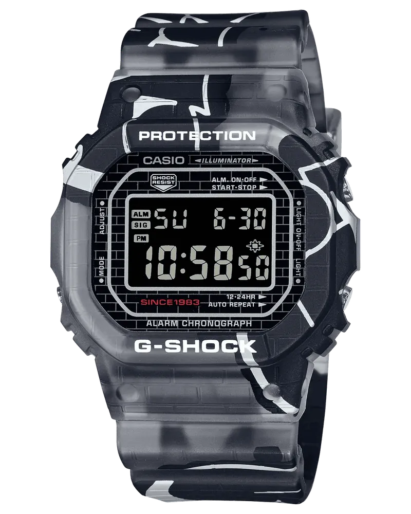 Casio Digital Street Spirit-Serie Herrenuhr DW-5000SS-1ER Schwarz