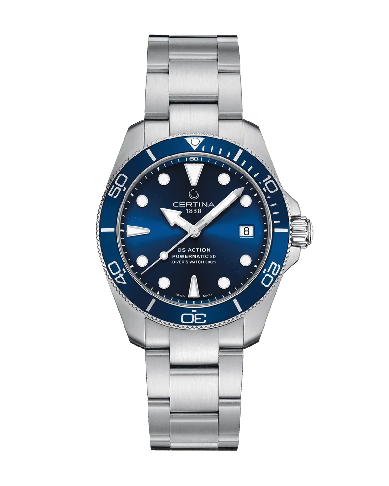 Certina DS Action Diver 38mm Herrenuhr C032.807.11.041.00 Blau