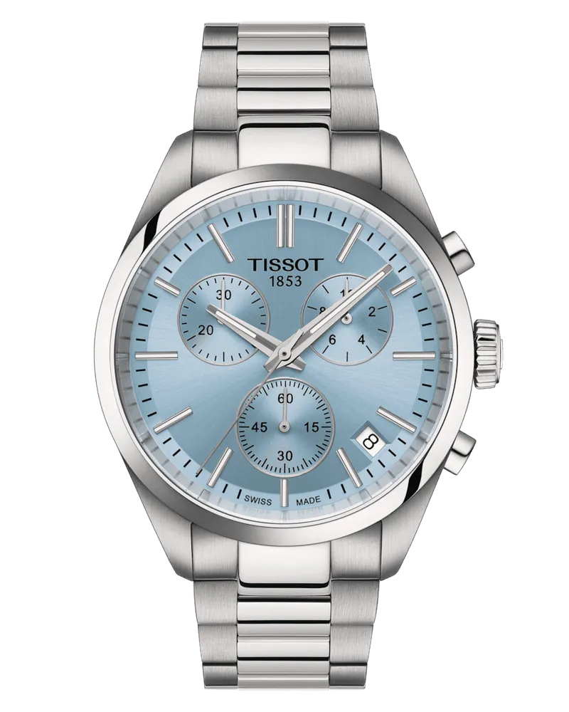 Tissot PR 100 Chronograph Herrenuhr T150.417.11.351.00 Blau