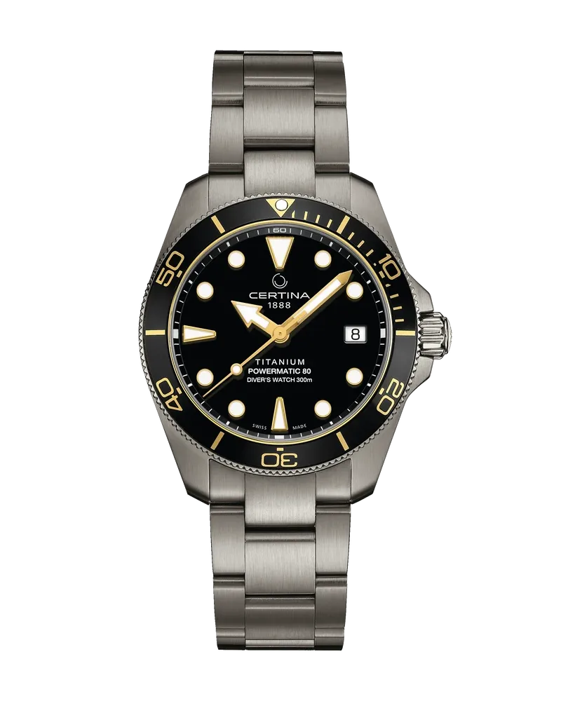 Certina DS Action Diver 38mm Titan Powermatic 80 Herrenuhr C048.807.44.051.00 
