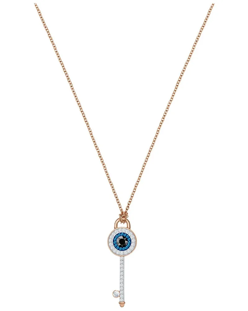 Swarovski Duo Evil Eye Anhänger, mehrfarbig, ro 