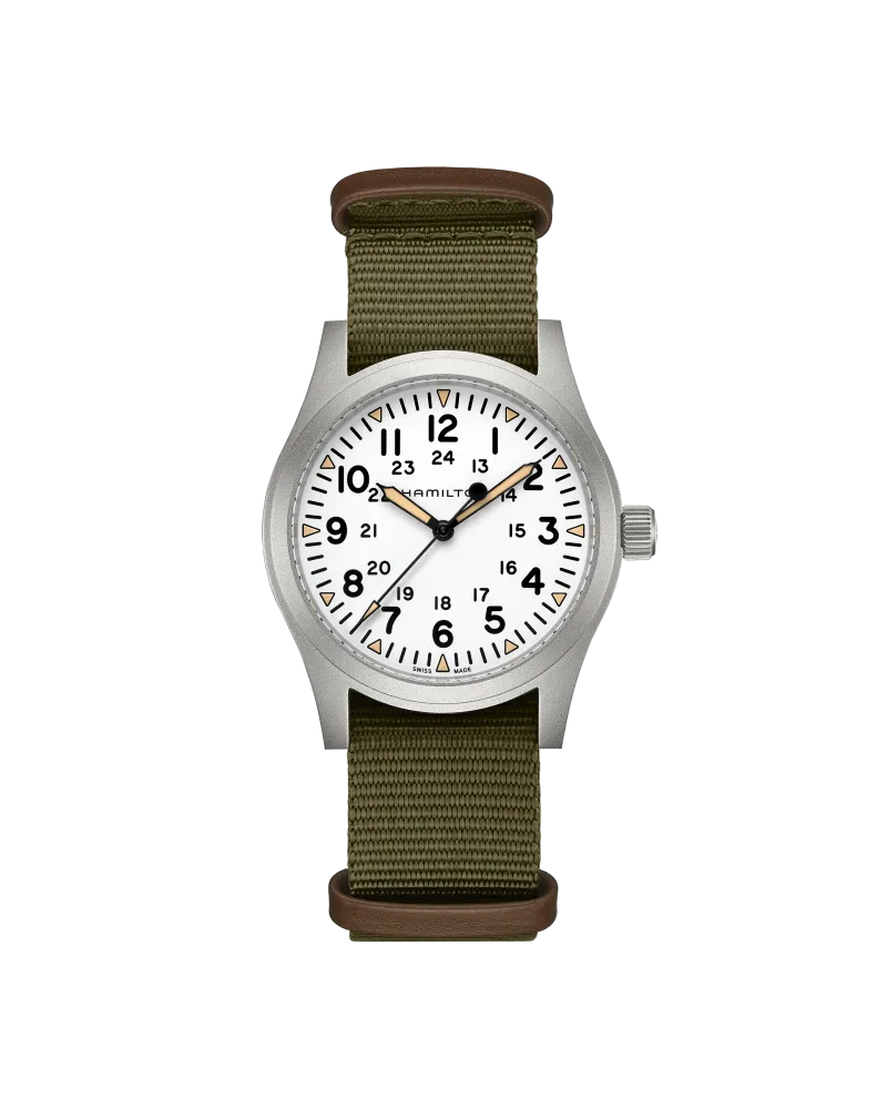 HAMILTON Khaki Field Mechanical H69529913 Herrenuhr Weiß