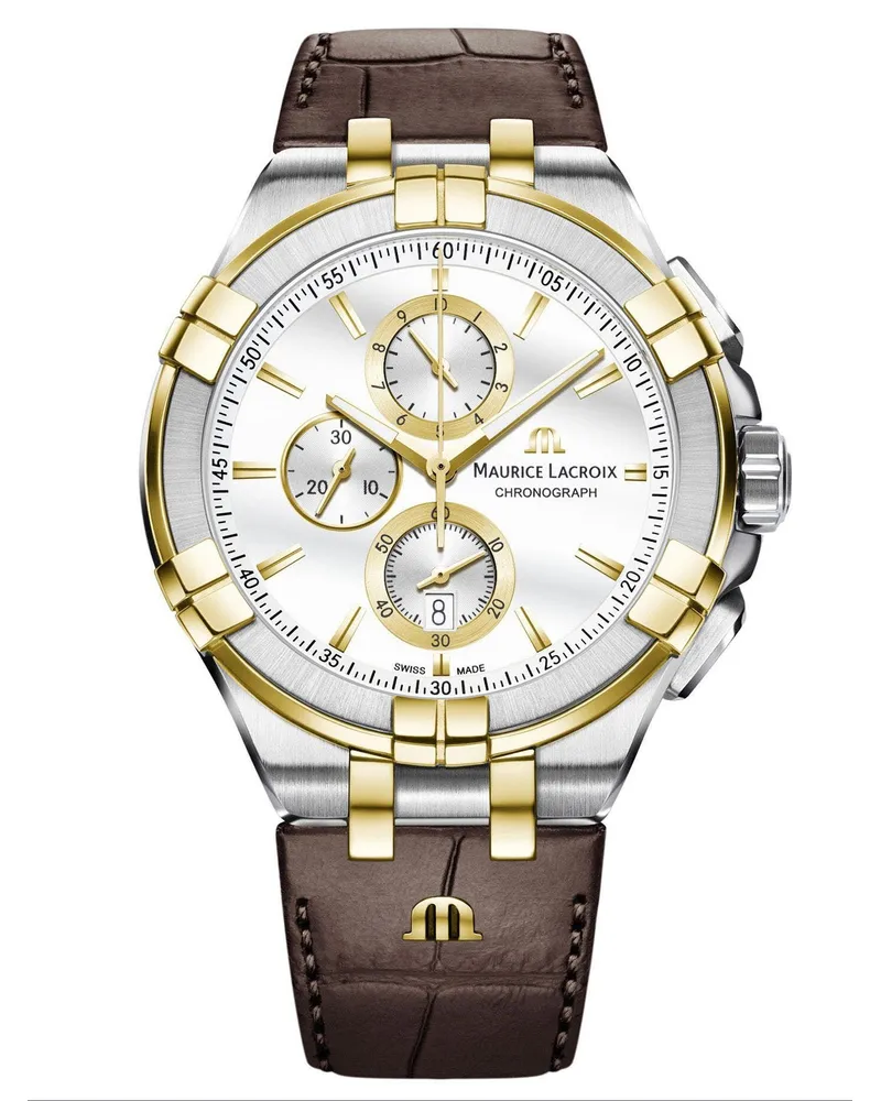Maurice Lacroix Aikon Chronograph Date Herrenuhr AI1018-PVY11-132-1 Weiß
