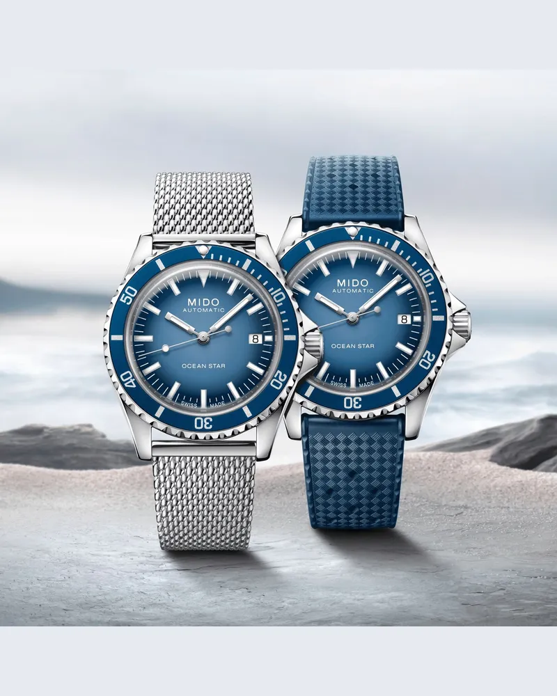Mido Ocean Star Tribute M026.807.11.041.01 Herrenuhr Blau