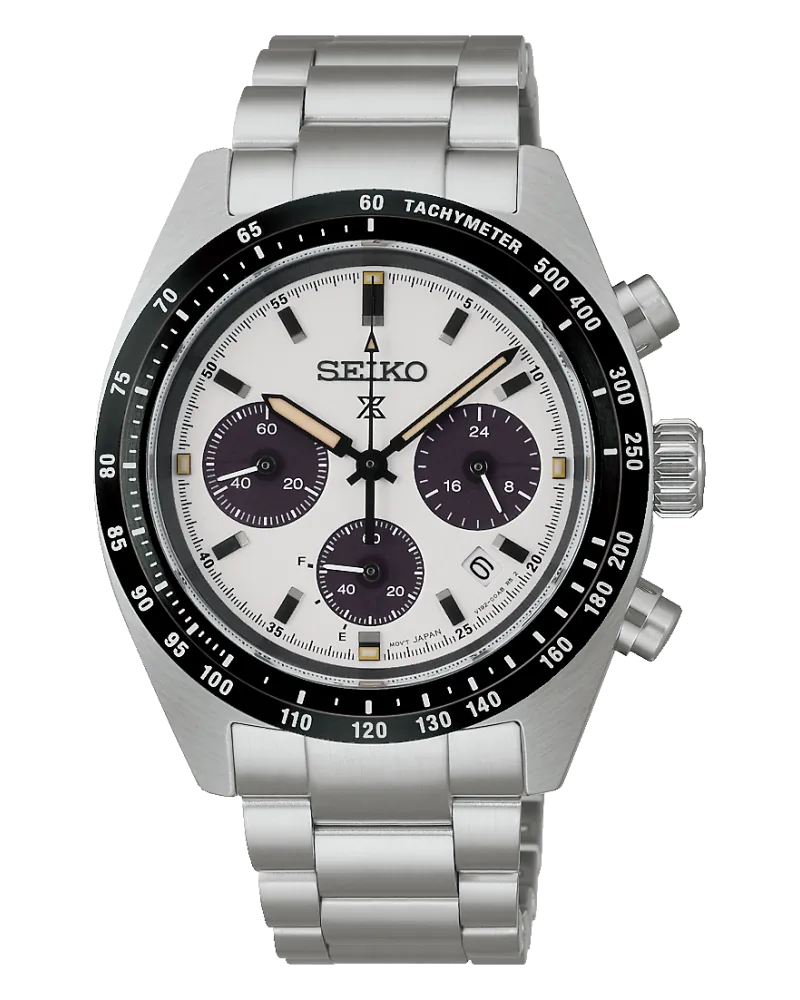 Seiko Prospex Speedtimer Solar Chronograph, Weiß Herrenuhr SSC961P1 Weiß