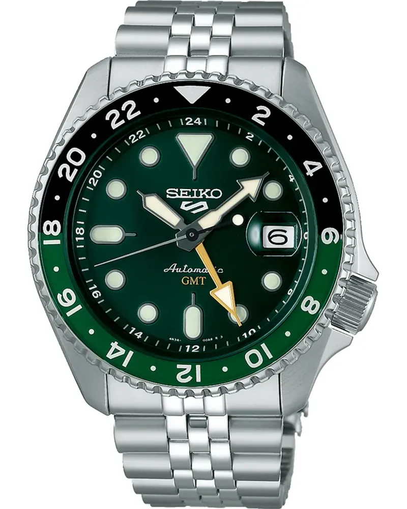 Seiko 5 Sports Automatik GMT Herrenuhr SSK035K1 Grün