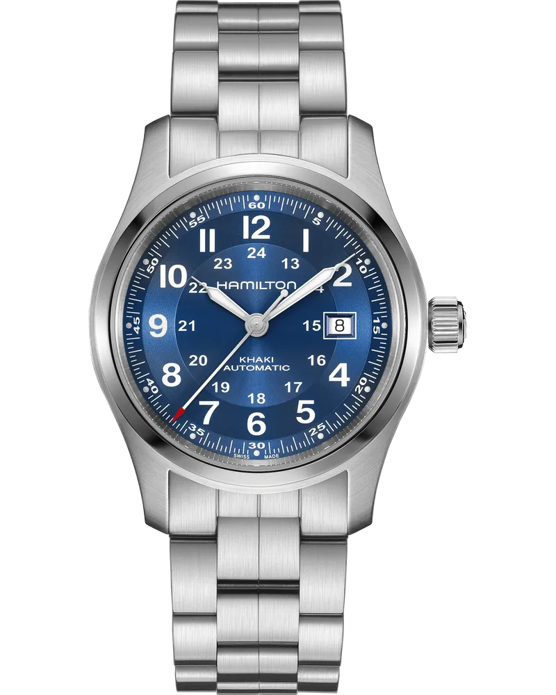 HAMILTON Khaki Field  Auto H70605140 Blau