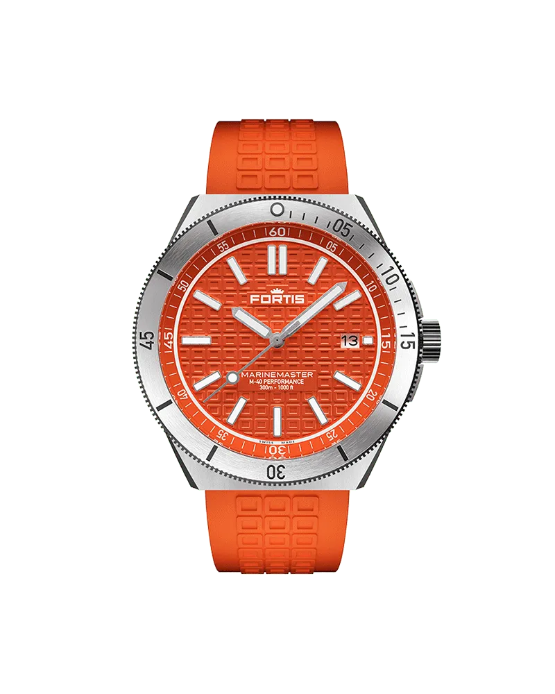 FORTIS Marinemaster M-40 Amber Orange Herrenuhr F8120024 Orange