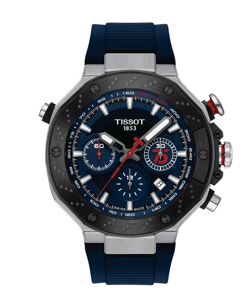 Tissot T-Race MotoGP Automatik Chronograph Limited Edition Herrenuhr T141.427.27.041.00 Blau
