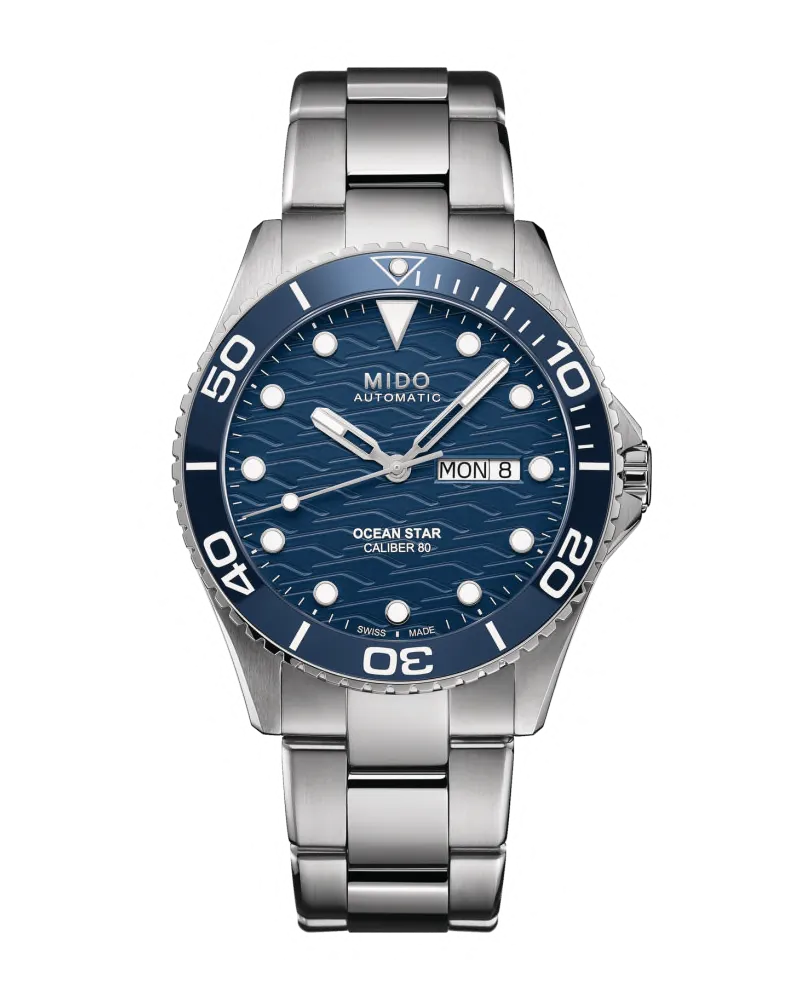 Mido Captain Ocean Star Herrenuhr M042.430.11.041.00 Blau