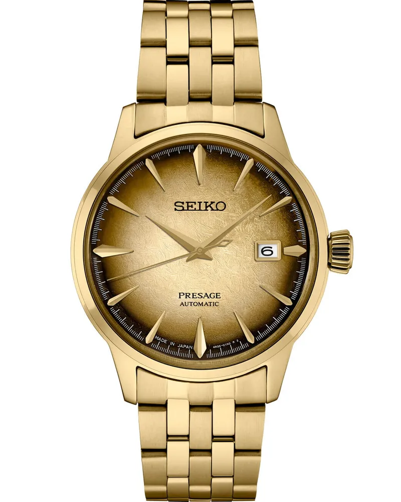 Seiko Presage Automatik Herrenuhr SRPK48J1 Gold