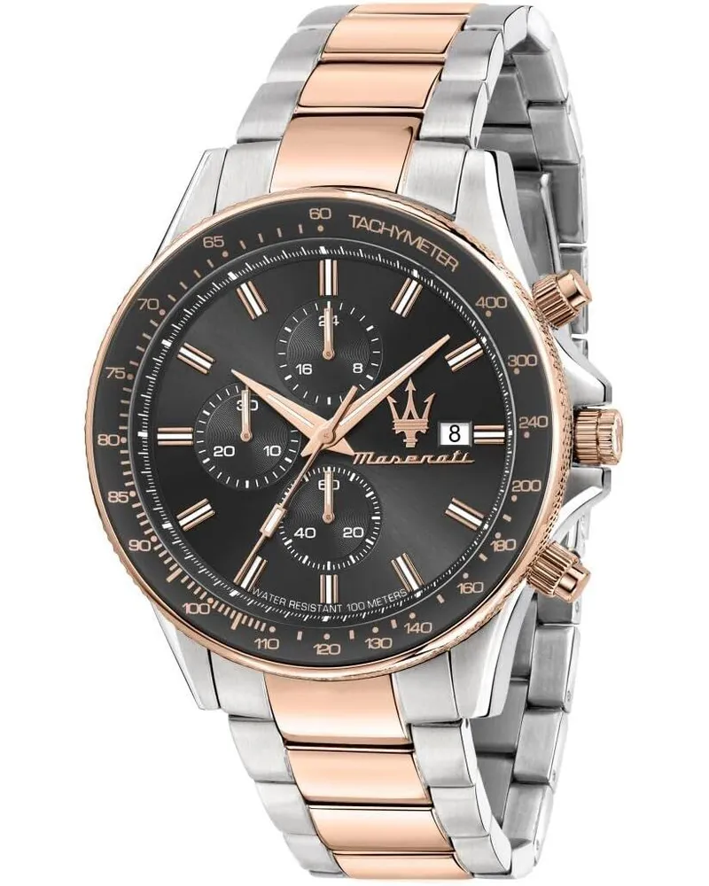 Maserati Sfida Chronograph Herrenuhr R8873640014 Schwarz