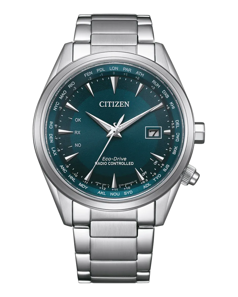 Citizen Radio Controlled Herrenuhr CB0270-87L Blau