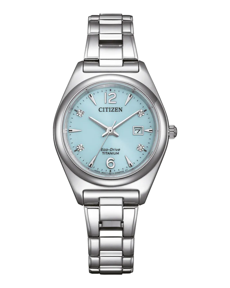 Citizen Eco-Drive Titanium Damenuhr EW2601-81M Türkis