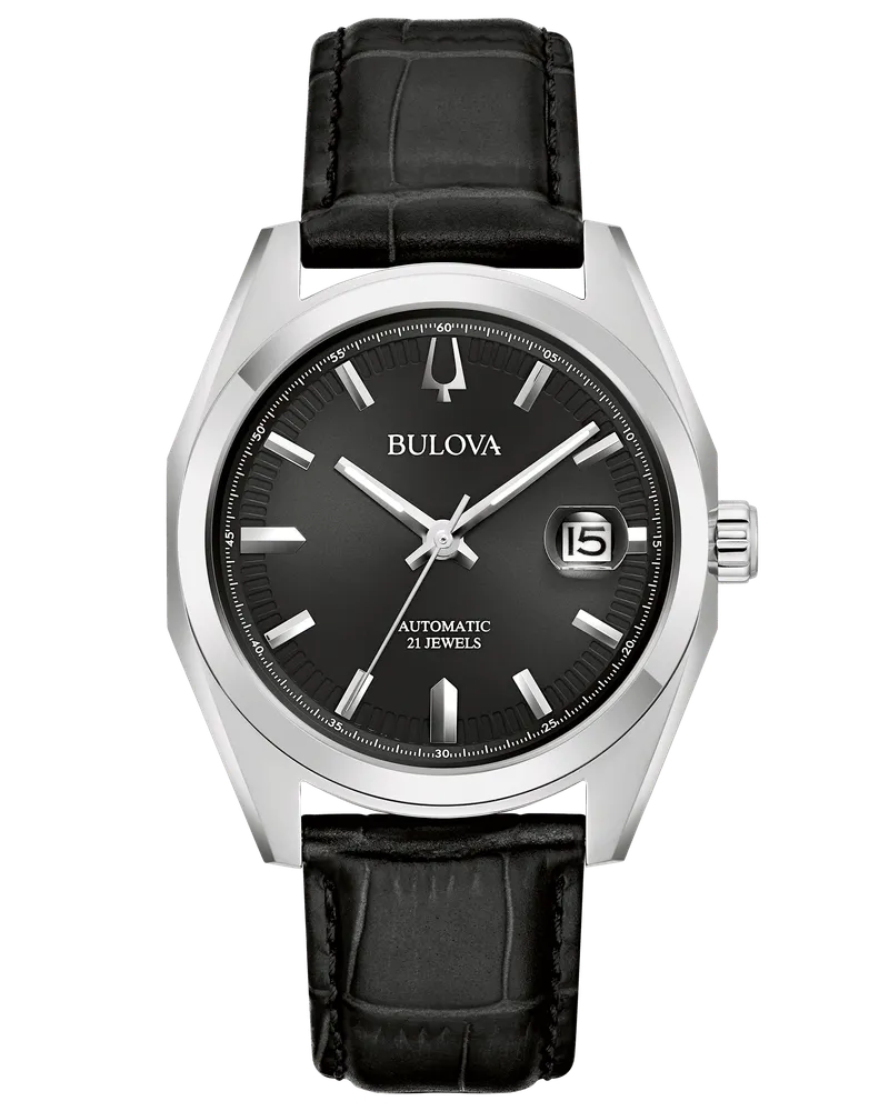 BULOVA Surveyor Automatik Herrenuhr 96B435 Schwarz