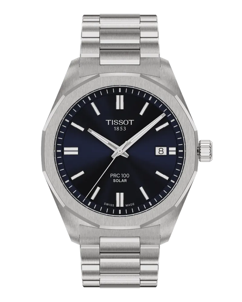 Tissot PRC 100 Solar Quartz 39mm T151.422.11.041.00 Dunkelblau