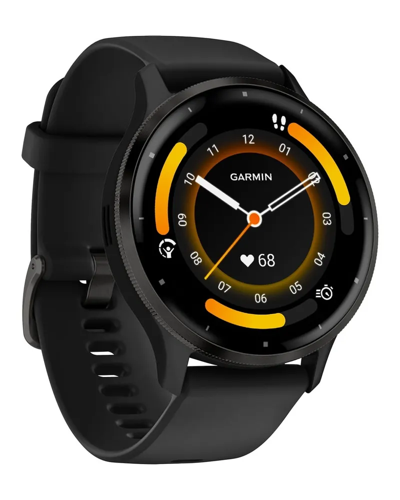 Garmin Venu 3 Schwarz/Schiefergrau mit Silikona 