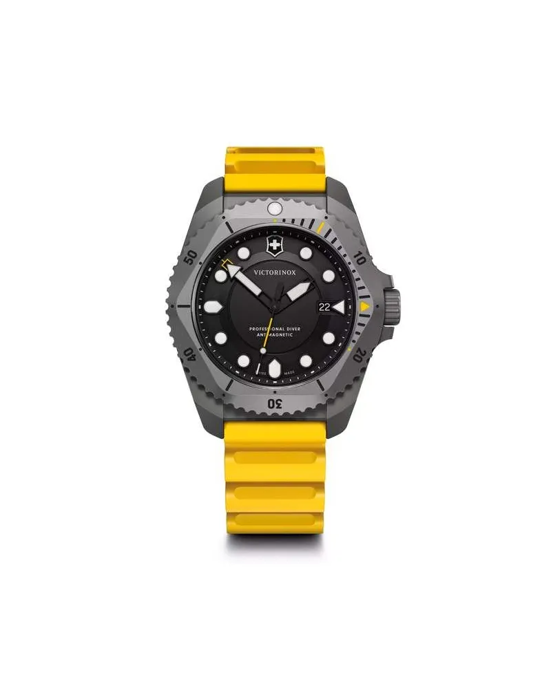 Victorinox Dive Pro Quartz Three hands Titanium Herrenuhr 241992 Schwarz