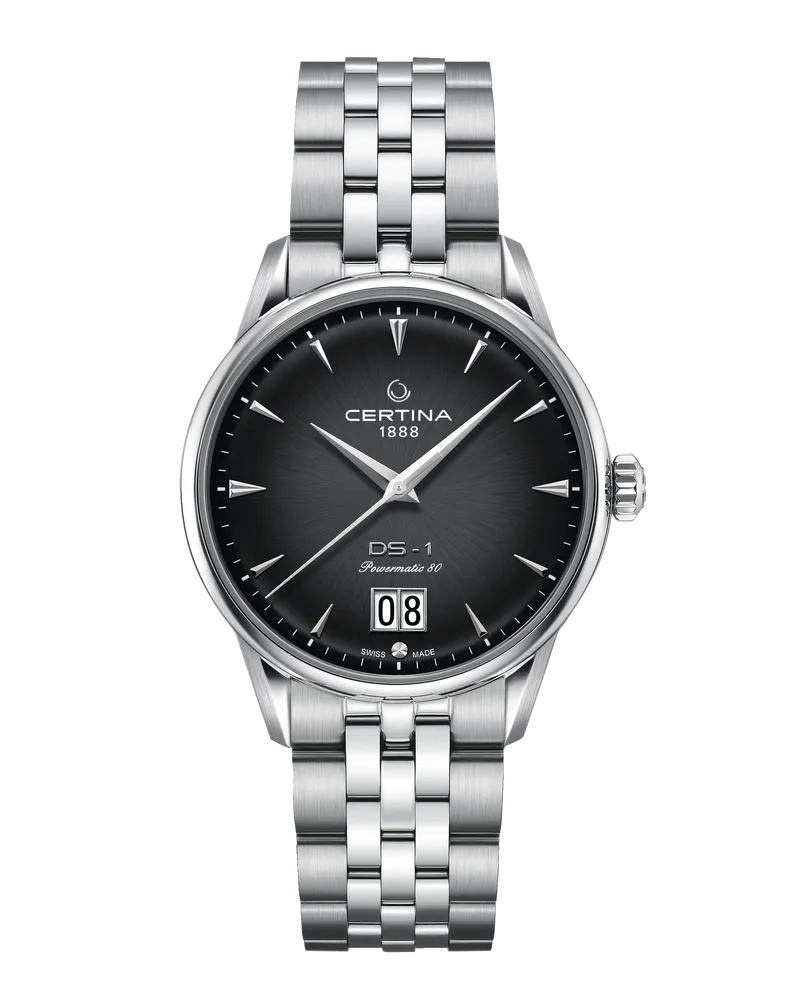 Certina DS-1 Big Date Powermatic 80 Herrenuhr C029.426.11.051.00 Schwarz