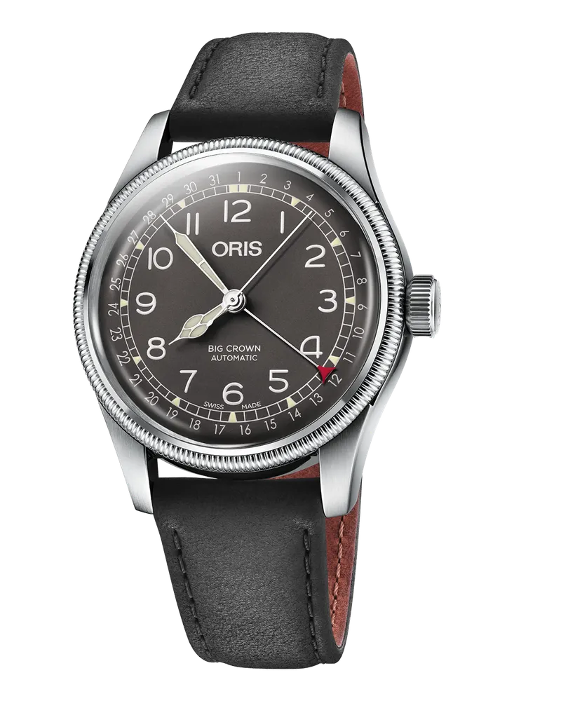 ORIS Big Crown Pointer Date 40mm Automatik Schwarz Herrenuhr 01 754 7741 4064-07 5 20 65 Schwarz