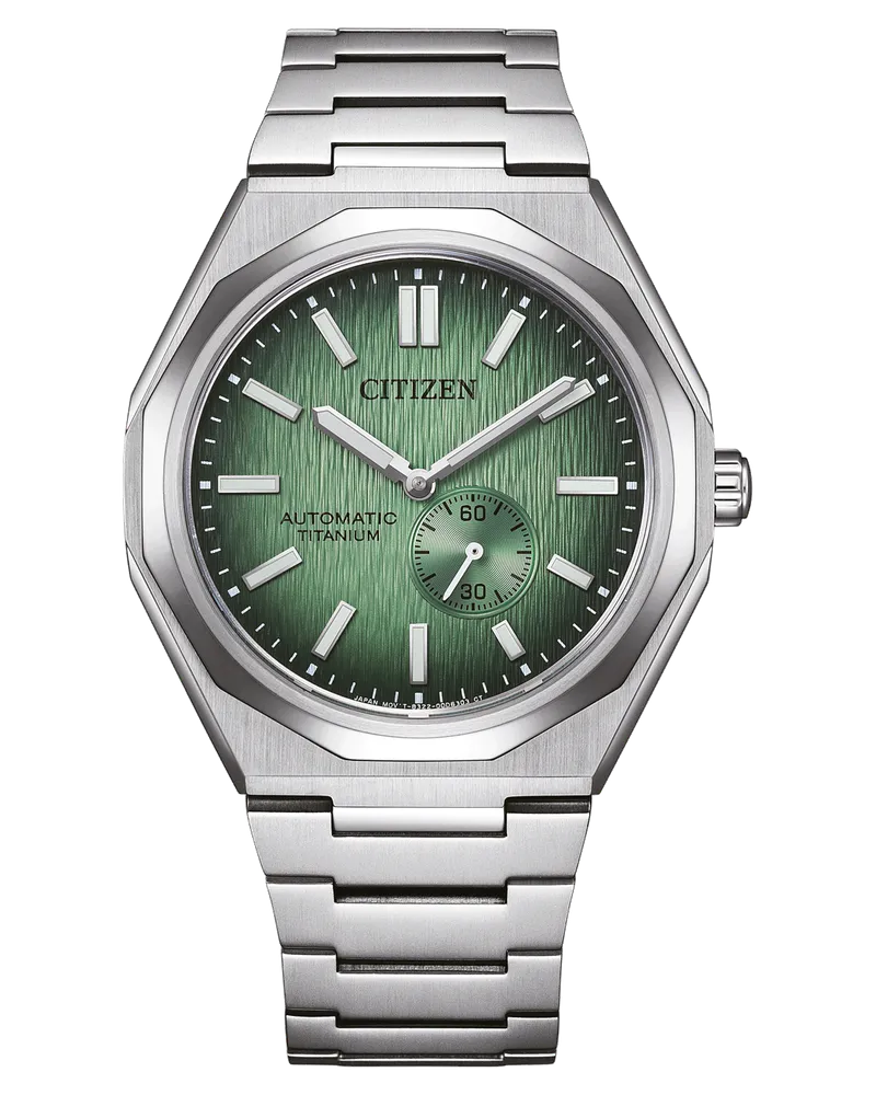 Citizen Super Titanium Zenshin 60 grün Herrenuhr NK5020-58X Grün