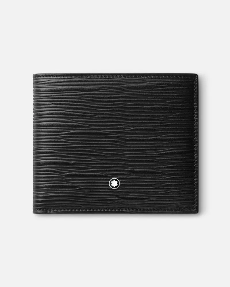 Montblanc 4810 Brieftasche 8 Cc - Kreditkartenetuis - Schwarz Schwarz