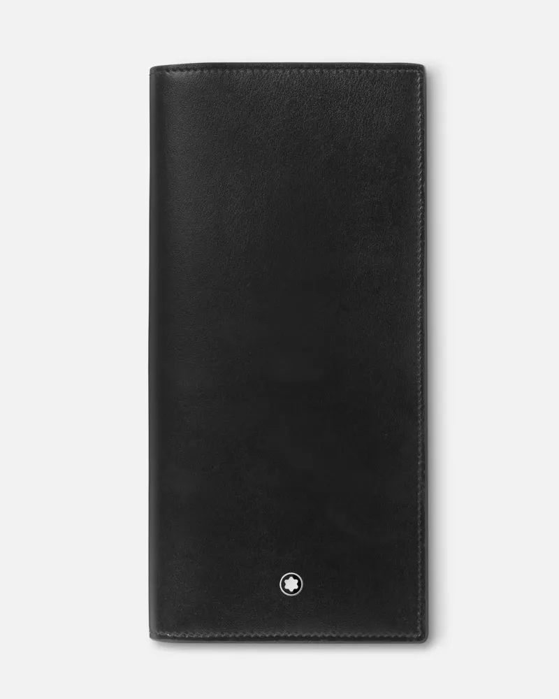 Montblanc Meisterstück Brieftasche 14 Cc Mit Reißverschlussfach - Portemonnaies - Schwarz Schwarz
