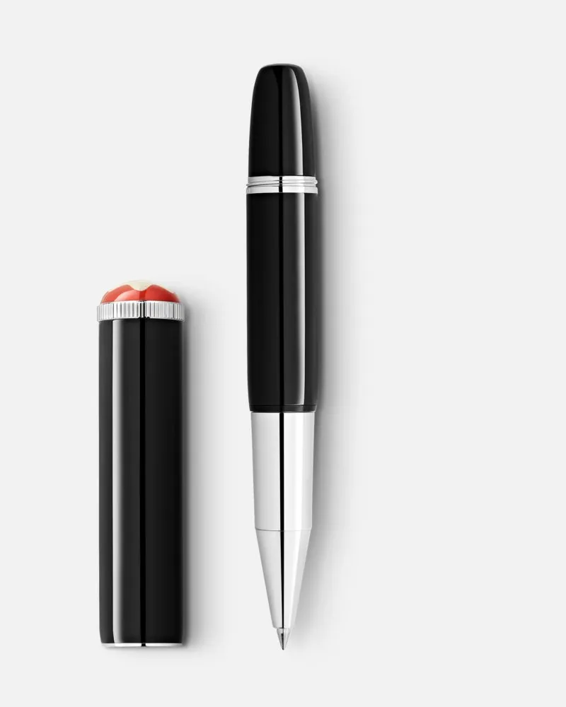 Montblanc Montblanc Heritage Rouge Et Noir „baby“ Special Edition Black Rollerball - Rollerball - Schwarz Schwarz