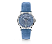 Montblanc Tradition Automatic Date Hellblau - Stahl - MB131296 - Uhr