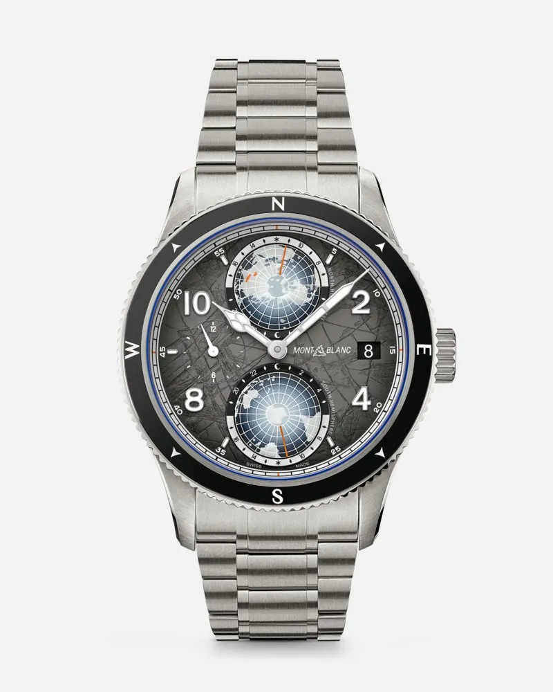 Montblanc Montblanc 1858 Geosphere 0 Oxygen The 8000 - Armbanduhren - Grau Grau