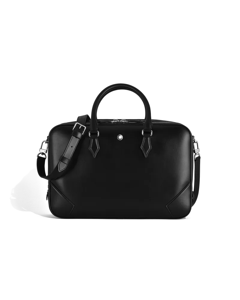 Montblanc Meisterstück Dokumententasche groß - Schwarz - Leder - MB198767 - Dokumententaschen Schwarz