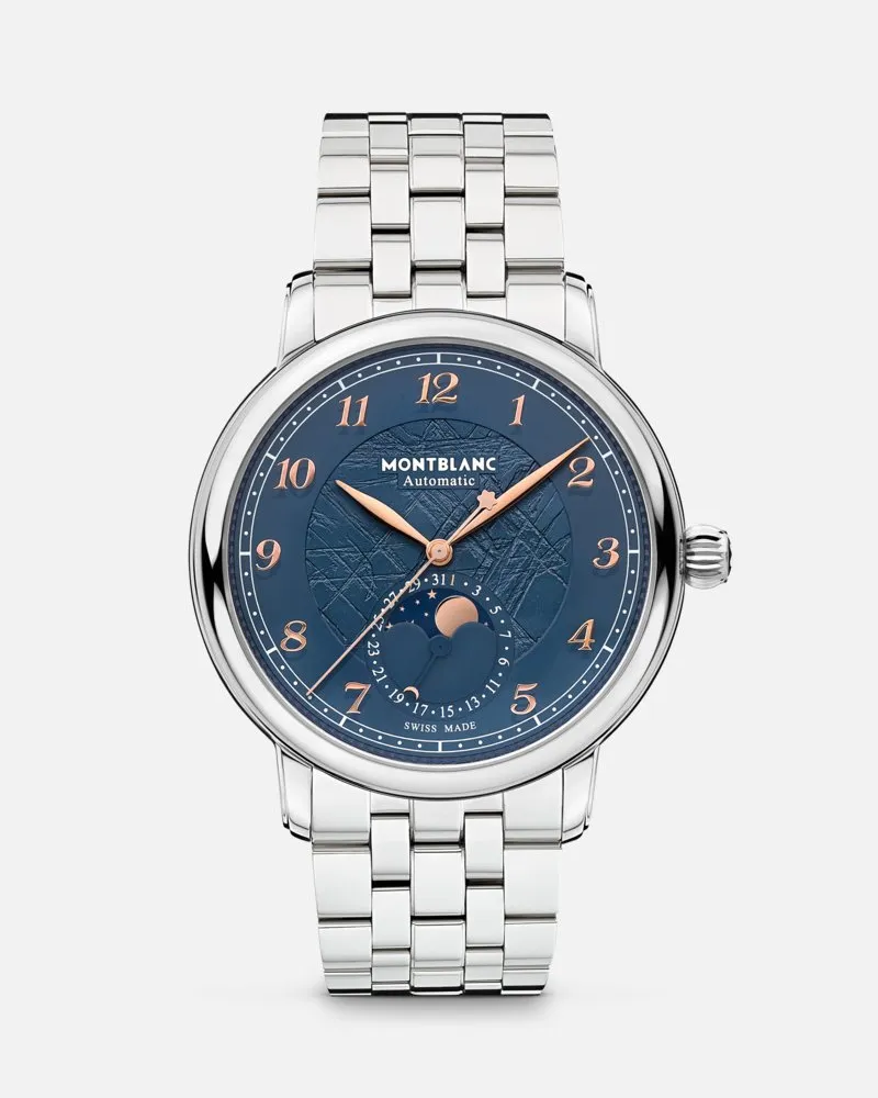 Montblanc Montblanc Star Legacy Moonphase 42 Mm - 1786 Exemplare - Armbanduhren - Blau Blau