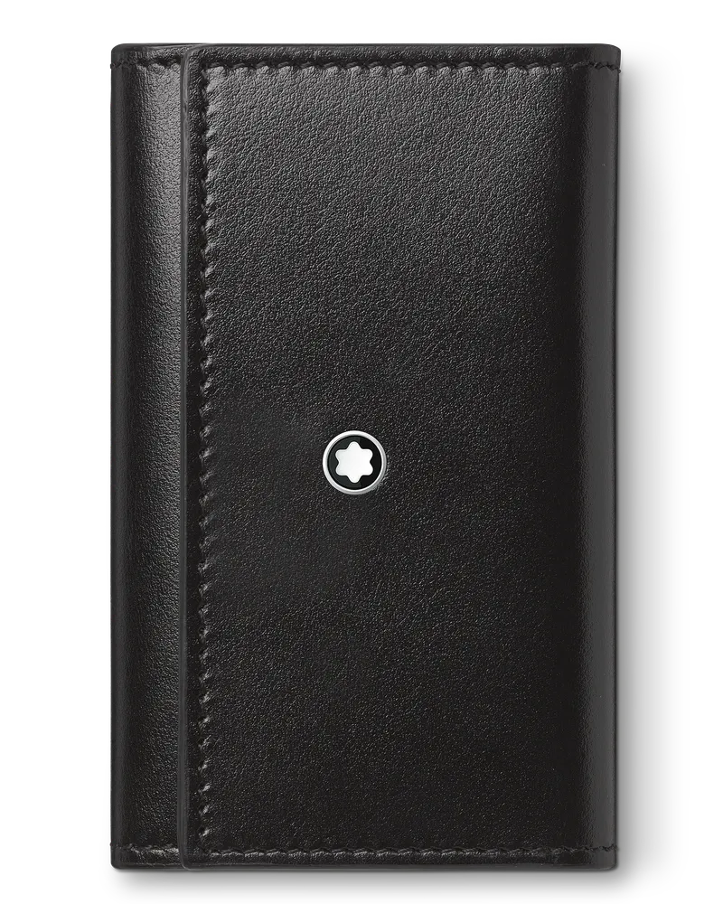 Montblanc Meisterstück Schlüsseletui - Schwarz - Leder - MB198346 - Schlüsselringe & Schlüsseletuis Schwarz