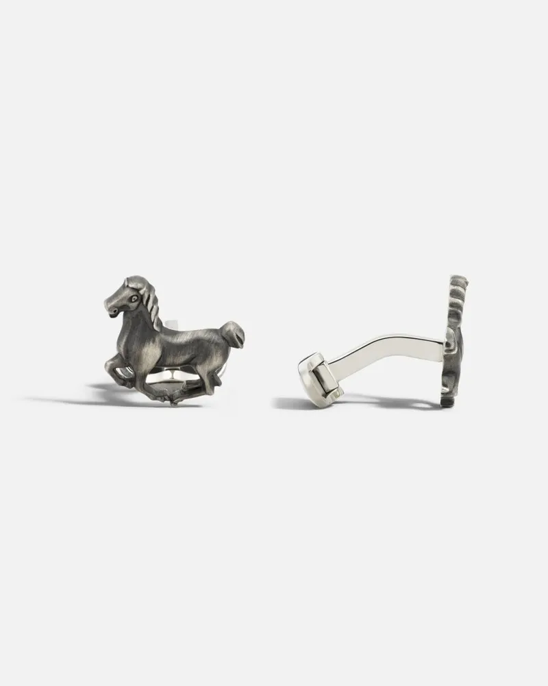 Montblanc The Legend Of Zodiacs The Horse Manschettenknöpfe - Manschettenknöpfe - Silber Silber
