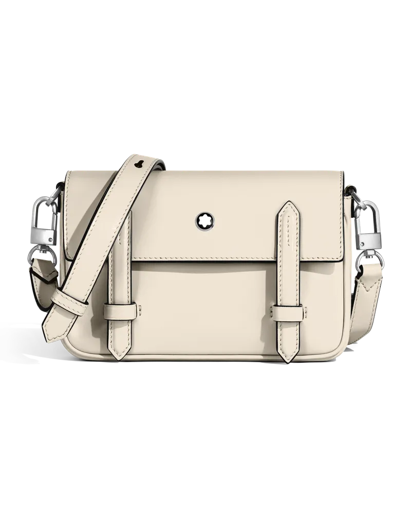 Montblanc Meisterstück Mini Messenger Bag - Wolkiges Beige - Leder - MB199298 - Messenger Bags Wolkiges